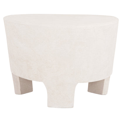 Coffee Table Series Santorini Hm18053 Mdf In Off-white Color 54x61x40.5hcm.