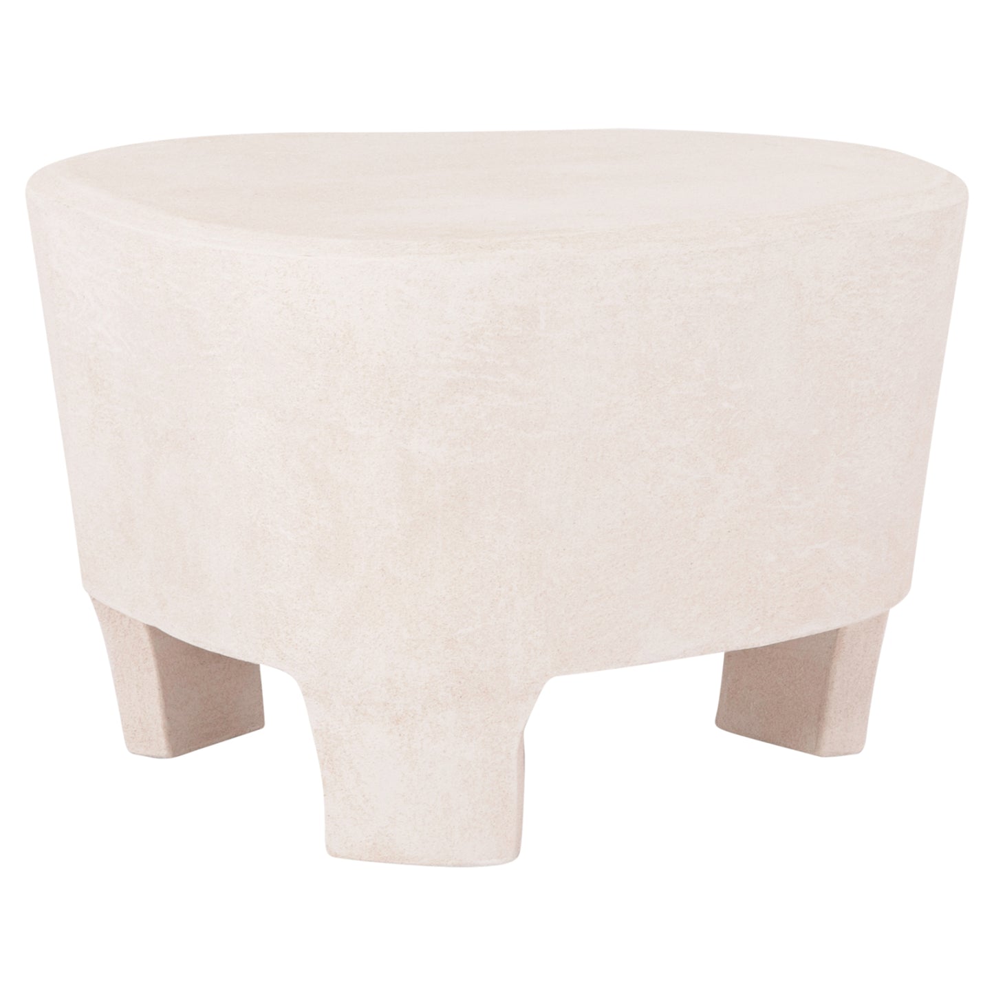 Coffee Table Series Santorini Hm18053 Mdf In Off-white Color 54x61x40.5hcm.