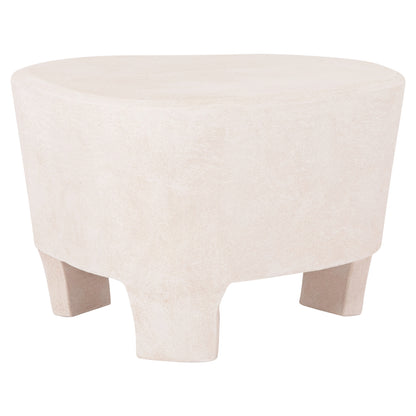 Coffee Table Series Santorini Hm18053 Mdf In Off-white Color 54x61x40.5hcm.