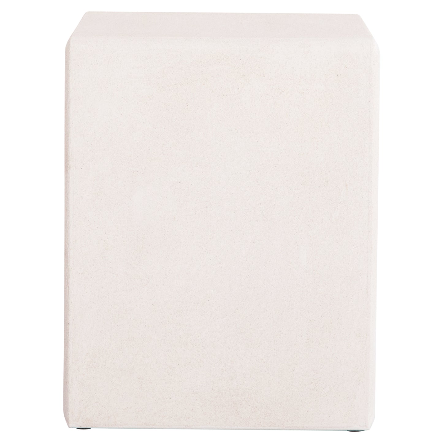 Coffee Table Series Santorini Hm18070 Mdf In Off-white Color 48x38x48,5hcm.
