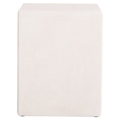 Coffee Table Series Santorini Hm18070 Mdf In Off-white Color 48x38x48,5hcm.