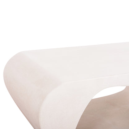 Coffee Table Series Santorini Hm18071 Mdf In Off-white Color 100x60x45hcm.