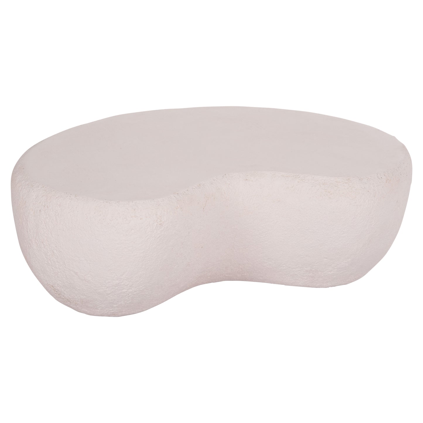 Coffee Table Gerson Hm18151.02s Fiber Cement In White--104x72x40hcm.