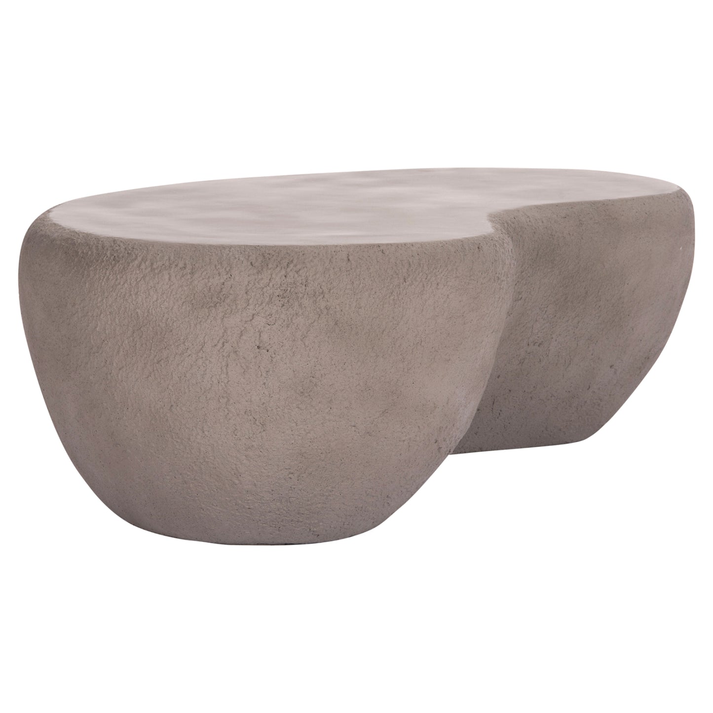 Coffee Table Gerson Hm18151.03s Fiber Cement In Grey--104x72x40hcm.