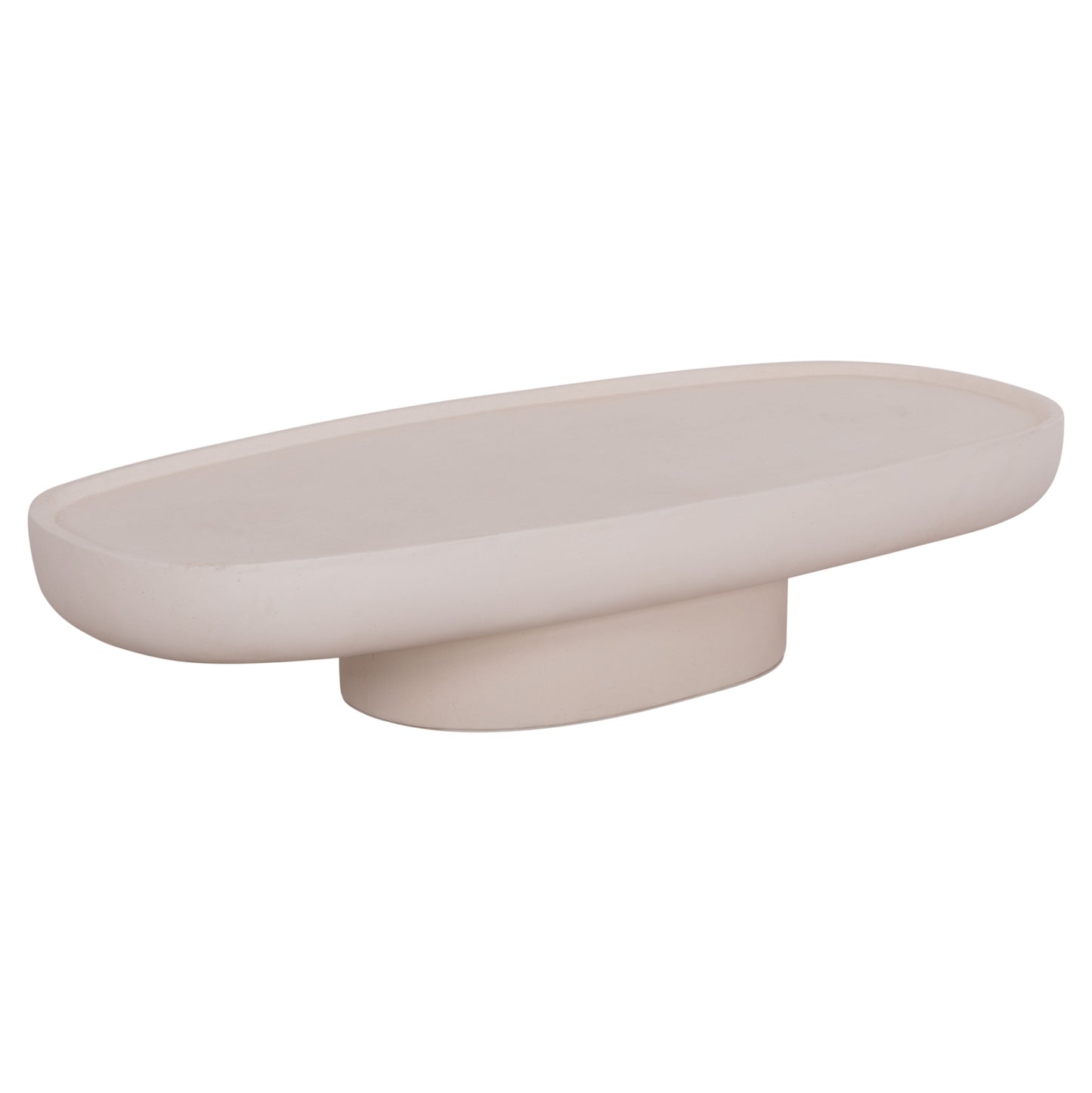 Coffee Table Dessy Hm18153.02 Fiber Cement In White--151x66x30hcm.