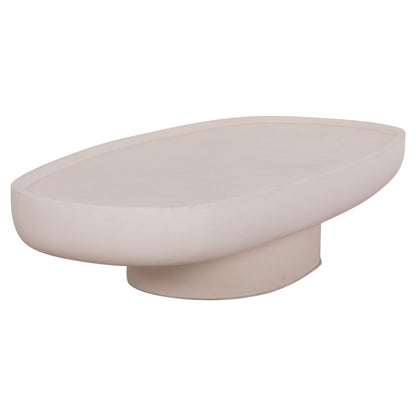 Coffee Table Dessy Hm18153.02 Fiber Cement In White--151x66x30hcm.