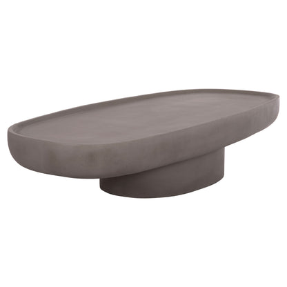 Coffee Table Dessy Hm18153.03 Fiber Cement In Grey--151x66x30hcm.