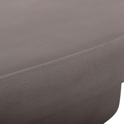 Coffee Table Dessy Hm18153.03 Fiber Cement In Grey--151x66x30hcm.