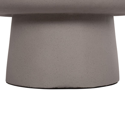 Coffee Table Pirson Hm18155.03 Fiber Cement In Grey--Φ60x36hcm.
