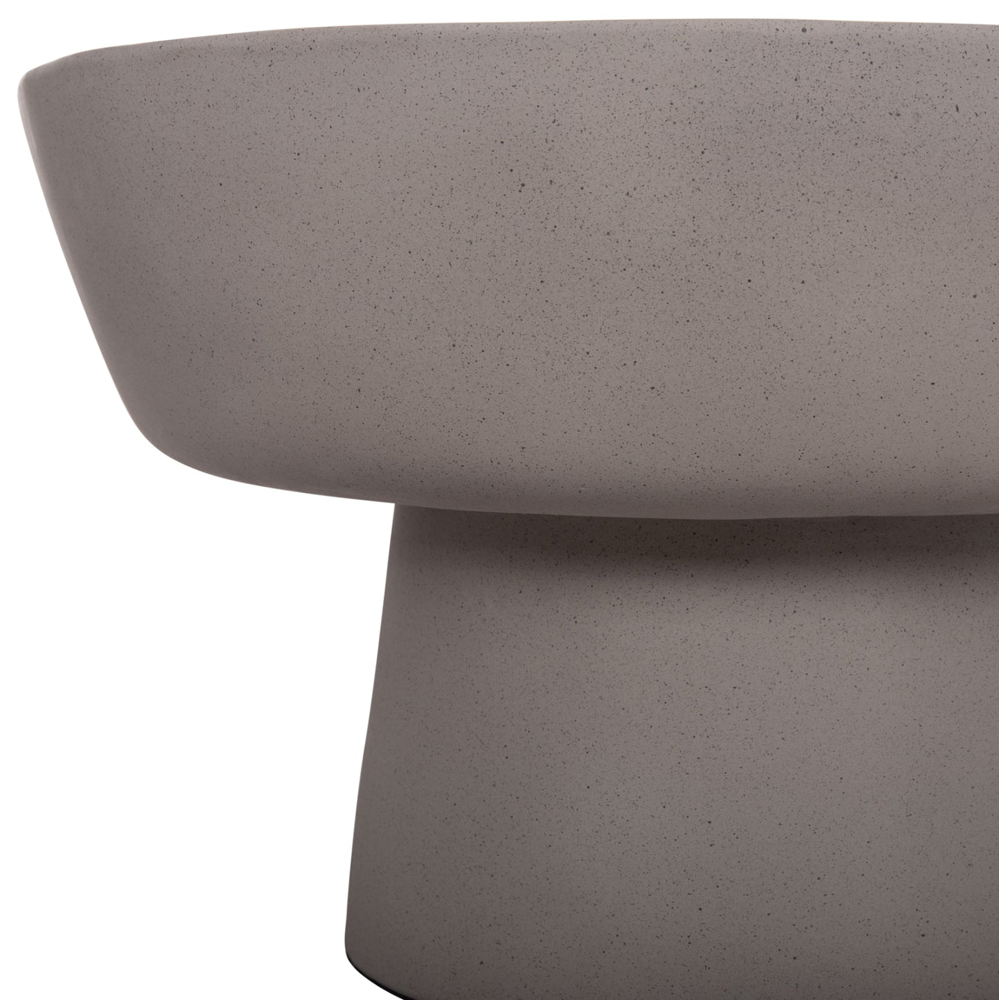 Coffee Table Pirson Hm18155.03 Fiber Cement In Grey--Φ60x36hcm.