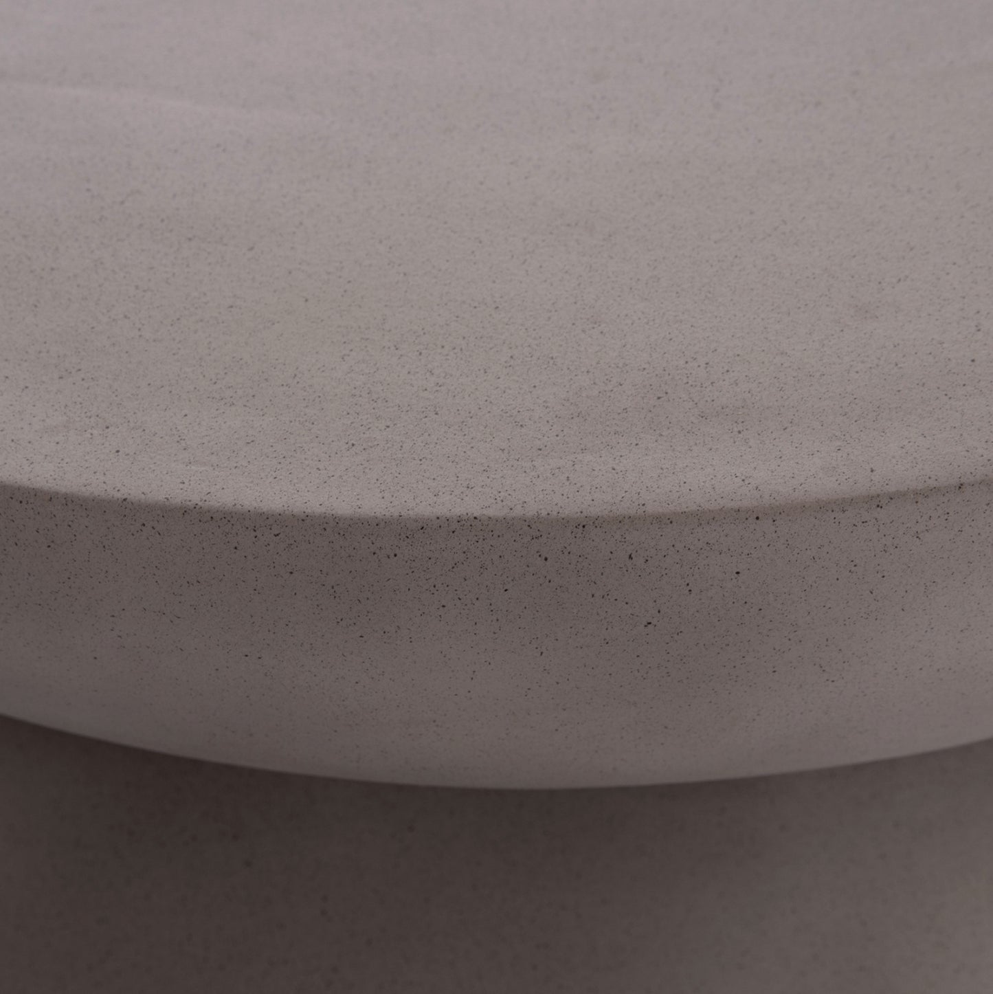 Coffee Table Round Anna Hm18158.03 Fiber Cement In Grey--Φ92x44.5hcm.
