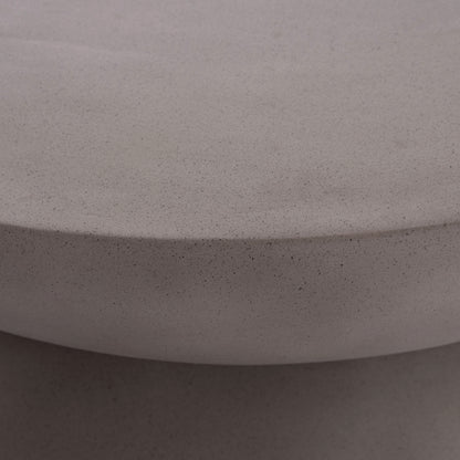 Coffee Table Round Anna Hm18158.03 Fiber Cement In Grey--Φ92x44.5hcm.