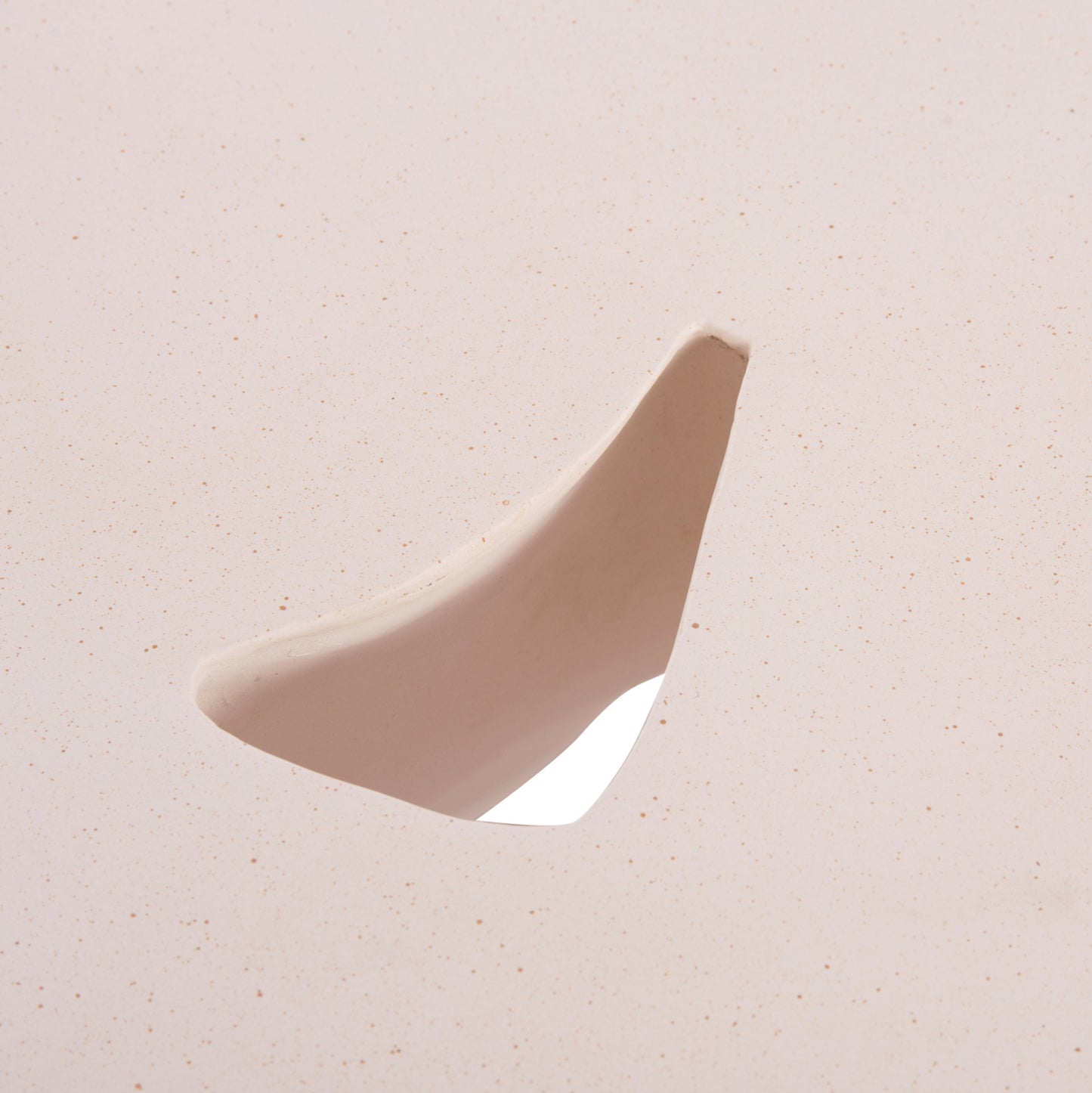 Coffee Table Sallen Hm18161.02 Fiber Cement In White--108x94x38.5hcm.