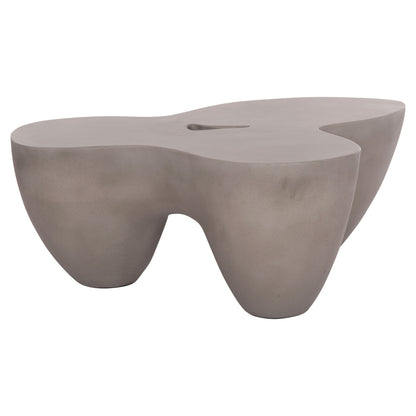 Coffee Table Sallen Hm18161.03 Fiber Cement In Grey--108x94x38.5hcm.