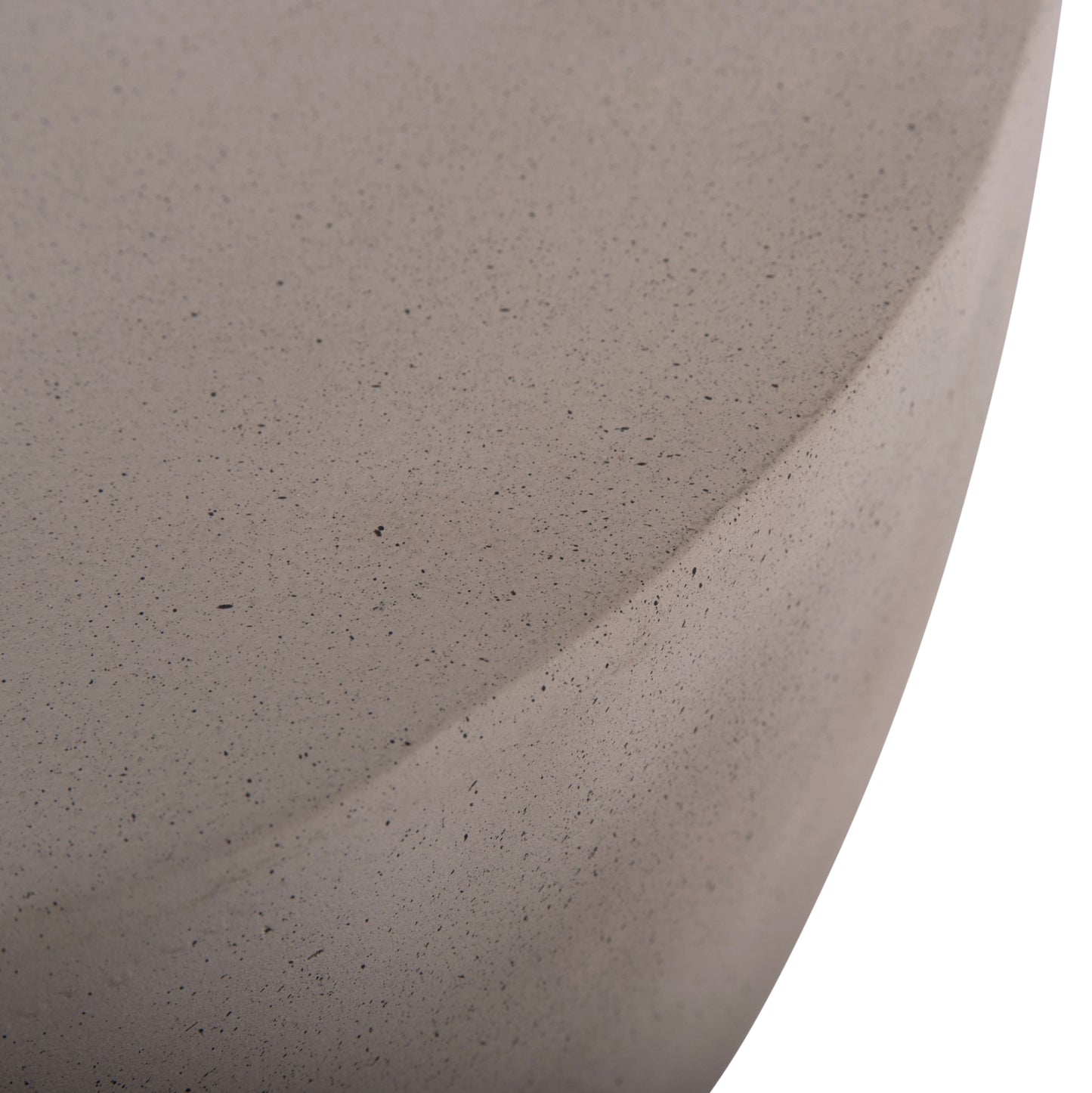 Coffee Table Sallen Hm18161.03 Fiber Cement In Grey--108x94x38.5hcm.
