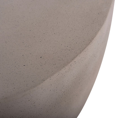 Coffee Table Sallen Hm18161.03 Fiber Cement In Grey--108x94x38.5hcm.