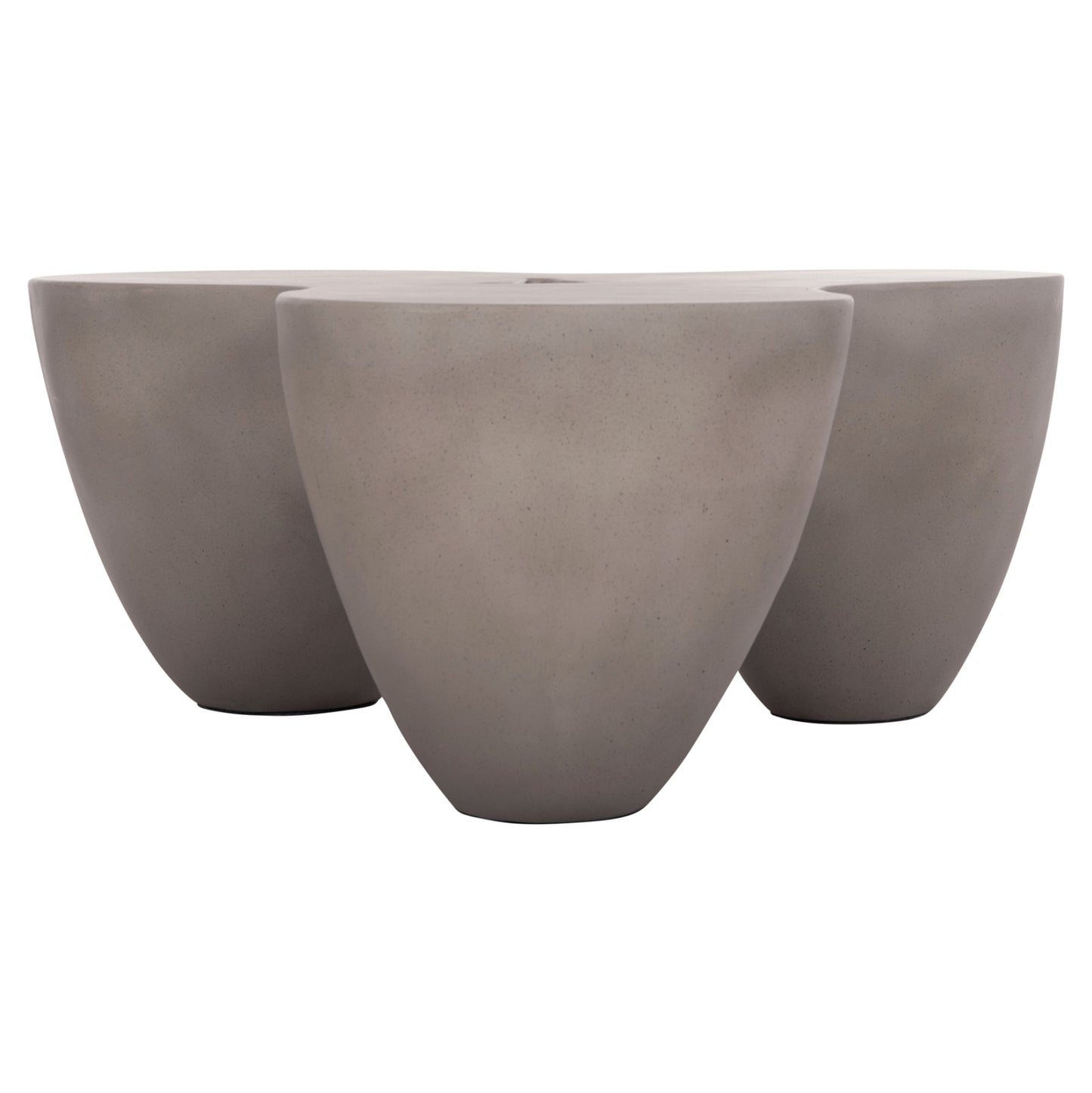 Coffee Table Sallen Hm18161.03 Fiber Cement In Grey--108x94x38.5hcm.
