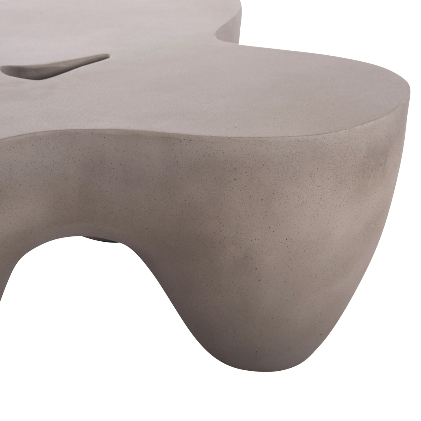 Coffee Table Sallen Hm18161.03 Fiber Cement In Grey--108x94x38.5hcm.