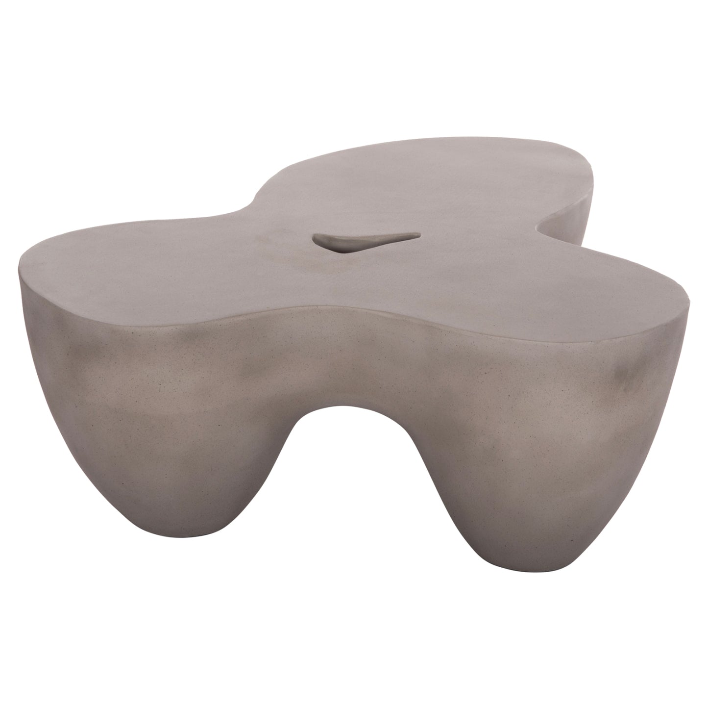 Coffee Table Sallen Hm18161.03 Fiber Cement In Grey--108x94x38.5hcm.