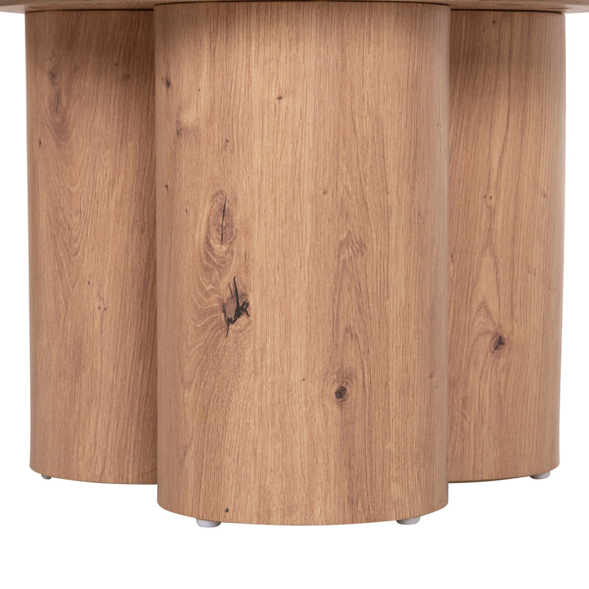 Coffee Table Silva Hm18443 Ceramic Top With Travertine Stone Look--mdf Base Natural Φ80x45h