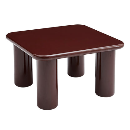 Coffee Table Solna Hm18453.06 Mdf In Glossy Red 80x80x45hcm.