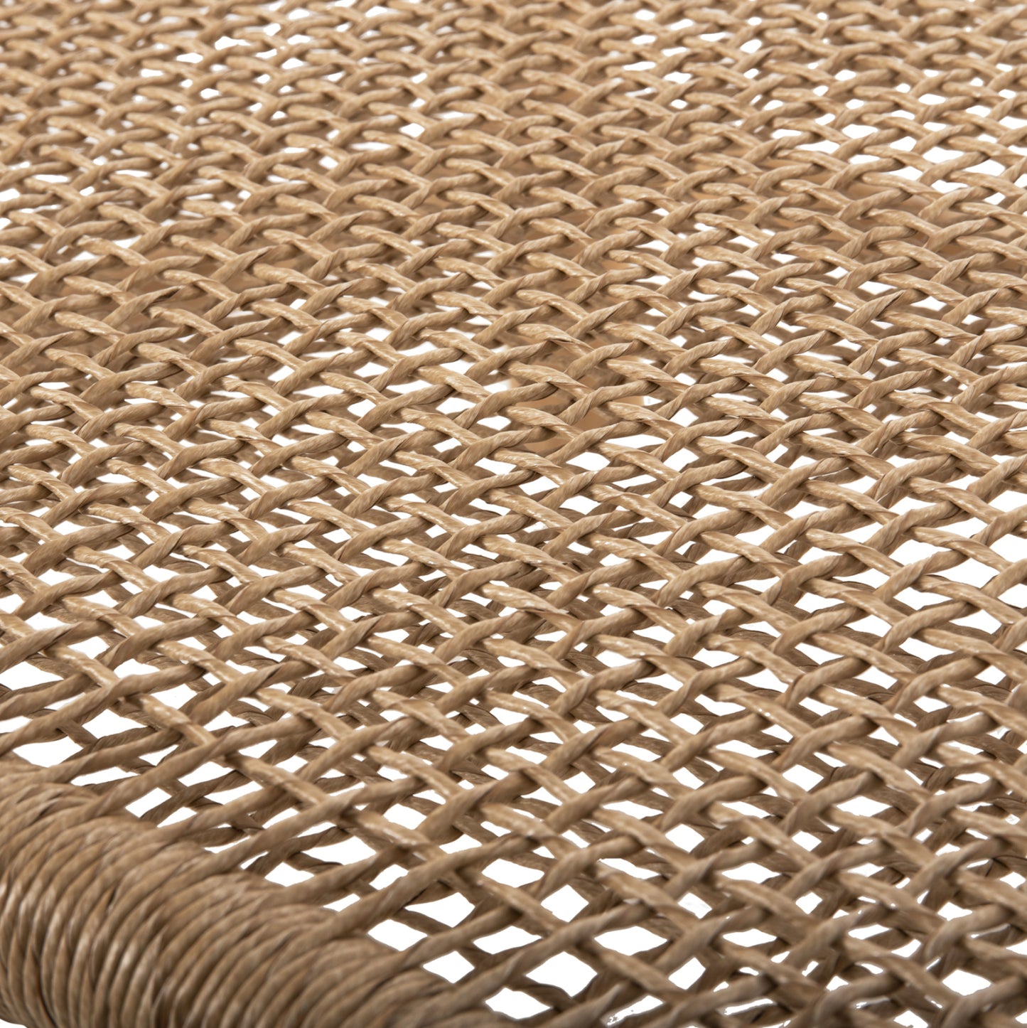 Coffee Table Londer Hm5985 Teak Wood-synthetic Rattan-natural 119x79.5x41hm.