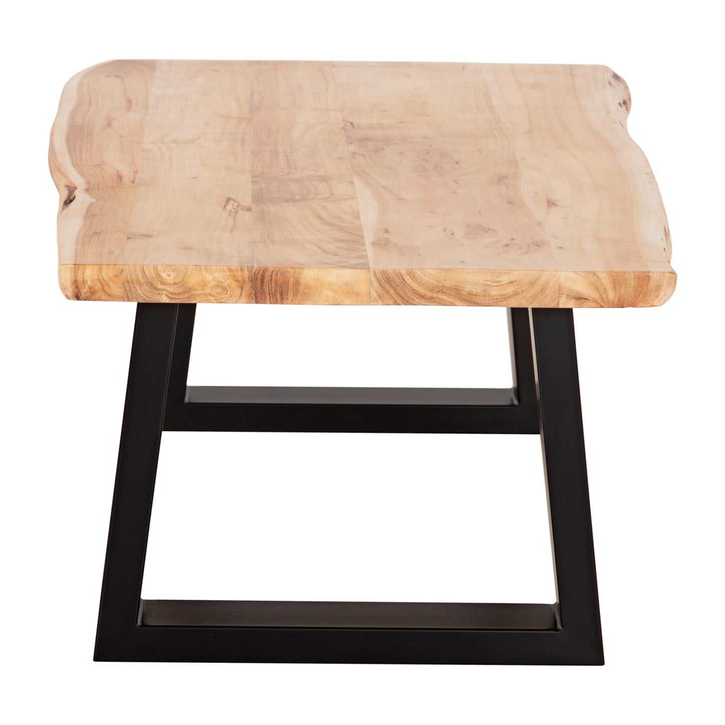 Coffee Table Montana Hm8166.21 Top Thickness 4cm.acacia Wood In Light Natural Color 115x63x40hcm.