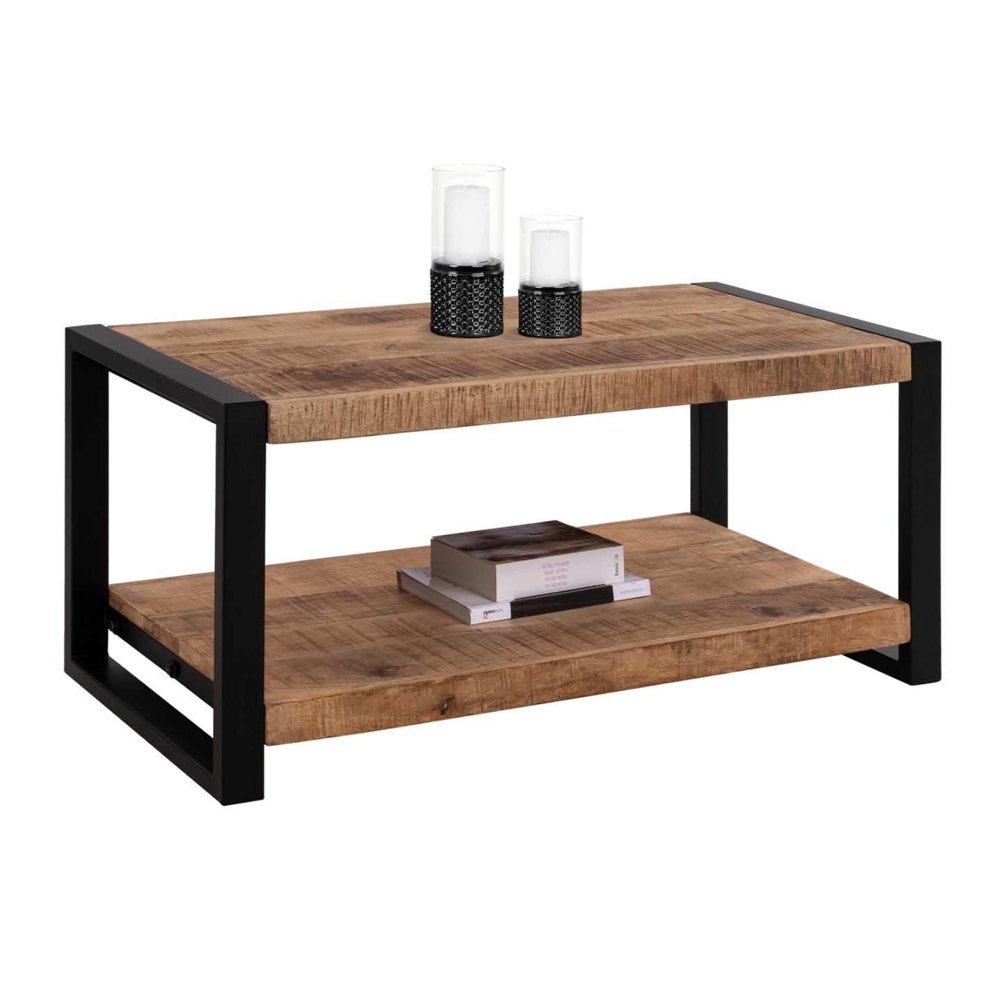 Coffee Table Hm8486.11 From Solid Mango Wood 100x45x45