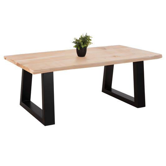 Coffee Table Sofia Slim Hm8502.21 Acacia Wood In Light Natural Color 115x65x41hcm.