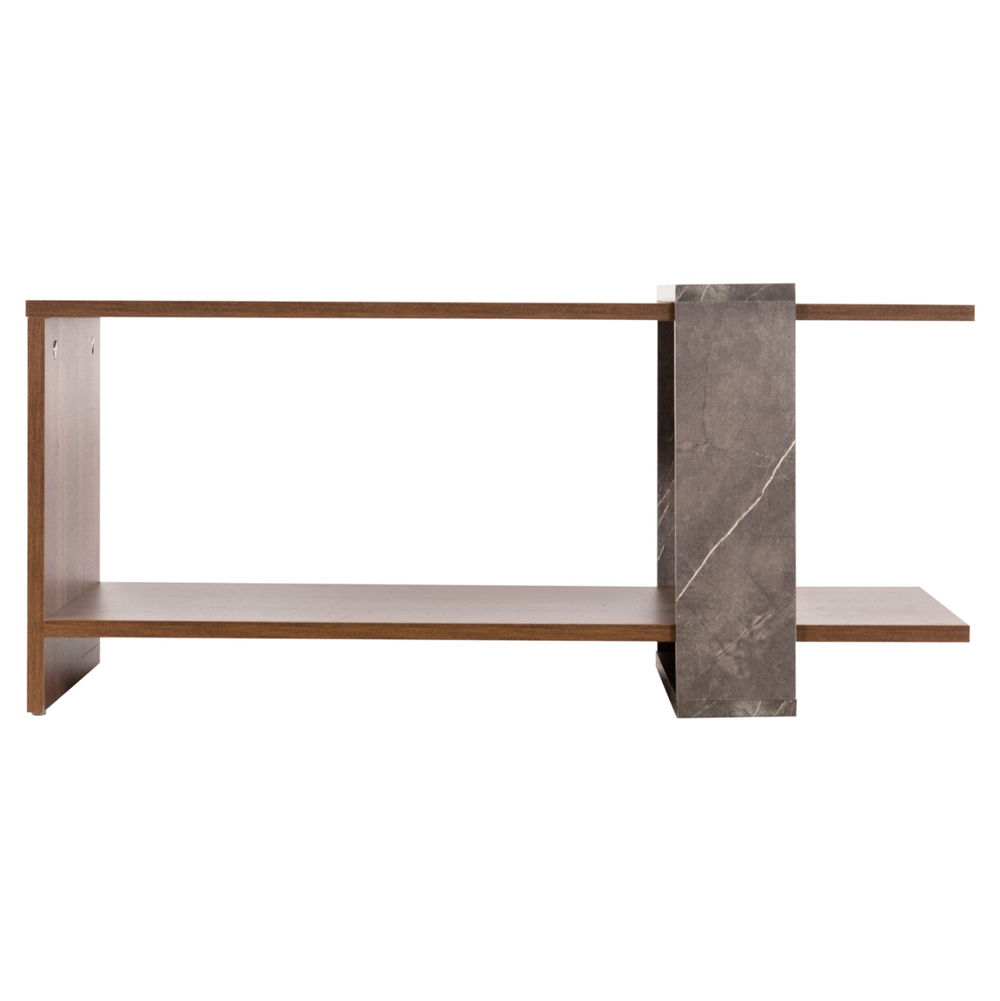 Coffee Table Wilma Hm8950.13 Melamine In Natural-greyish Stone Texture 80Χ50Χ35hcm.