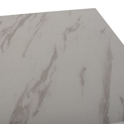 Coffee Table Saffron Hm8975.12 Melamine White Marble Look 95x55x43hcm.