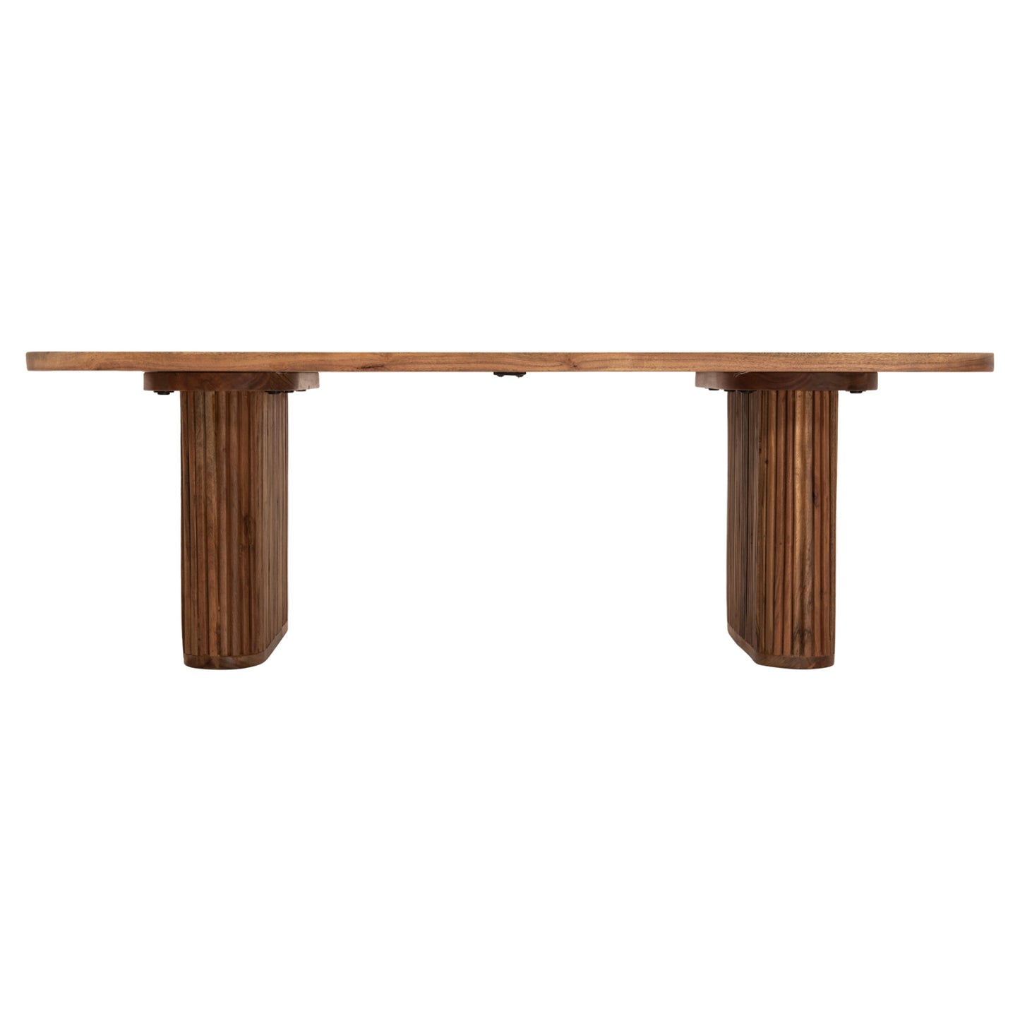 Coffee Table Groot Hm9686 Solid Acacia Wood In Natural Color 120x60x40hcm.