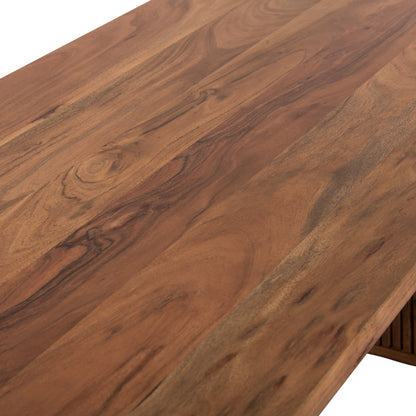 Coffee Table Groot Hm9686 Solid Acacia Wood In Natural Color 120x60x40hcm.