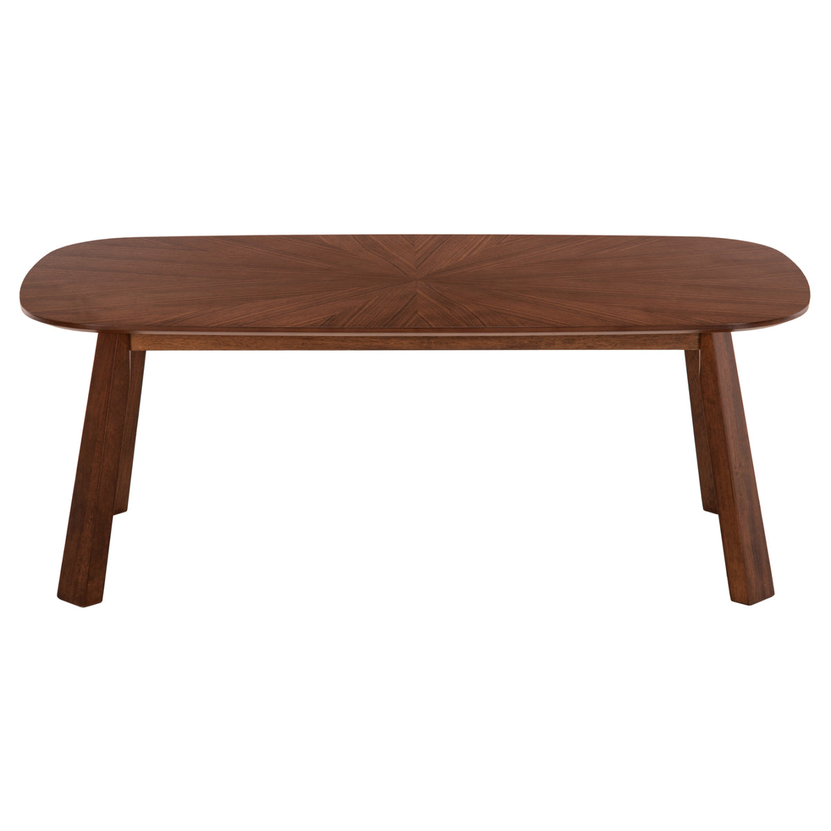 Coffee Table Riner Hm9737 Mdf In Walnut Color 120x60x45hcm.