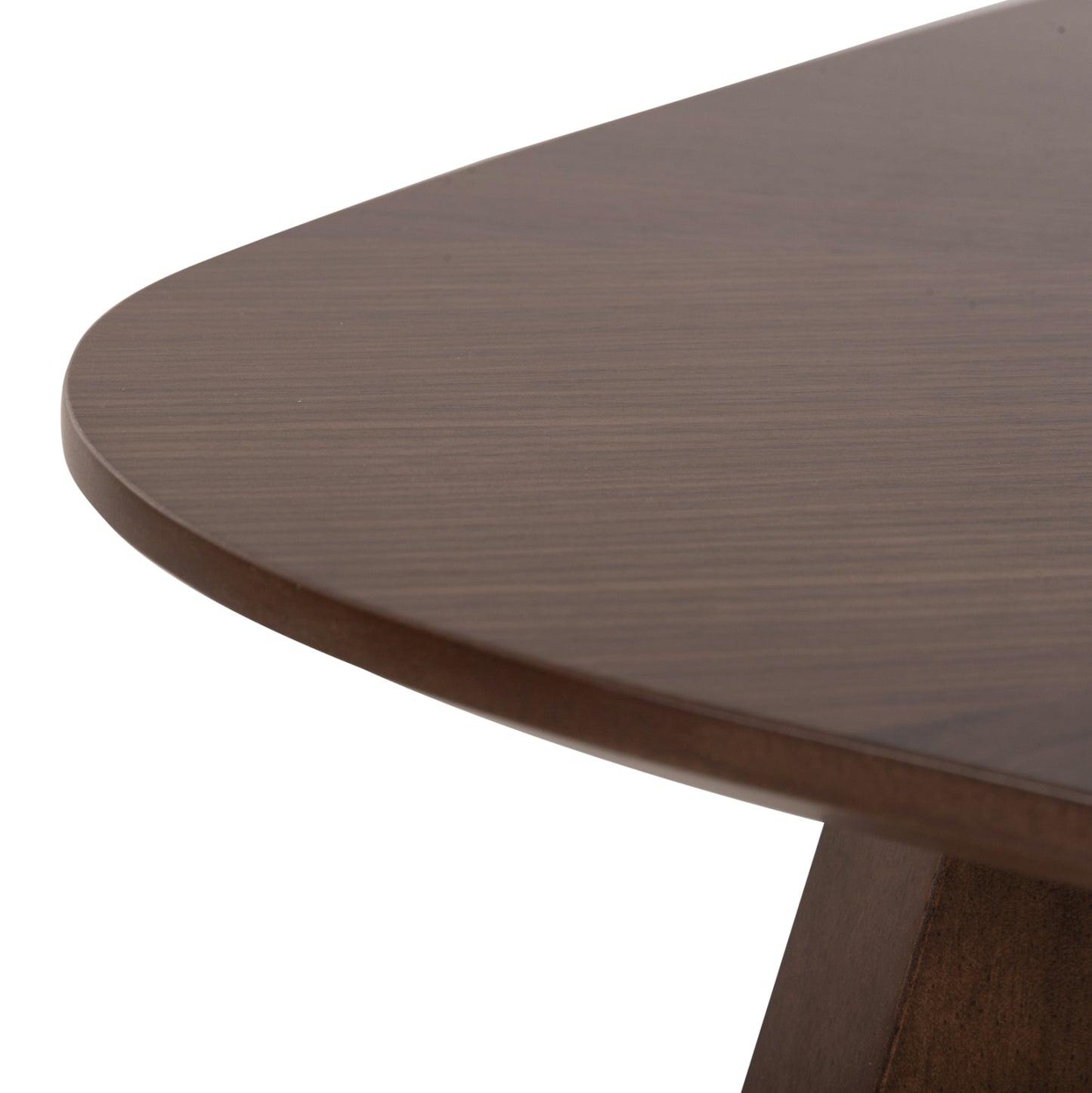Coffee Table Riner Hm9737 Mdf In Walnut Color 120x60x45hcm.