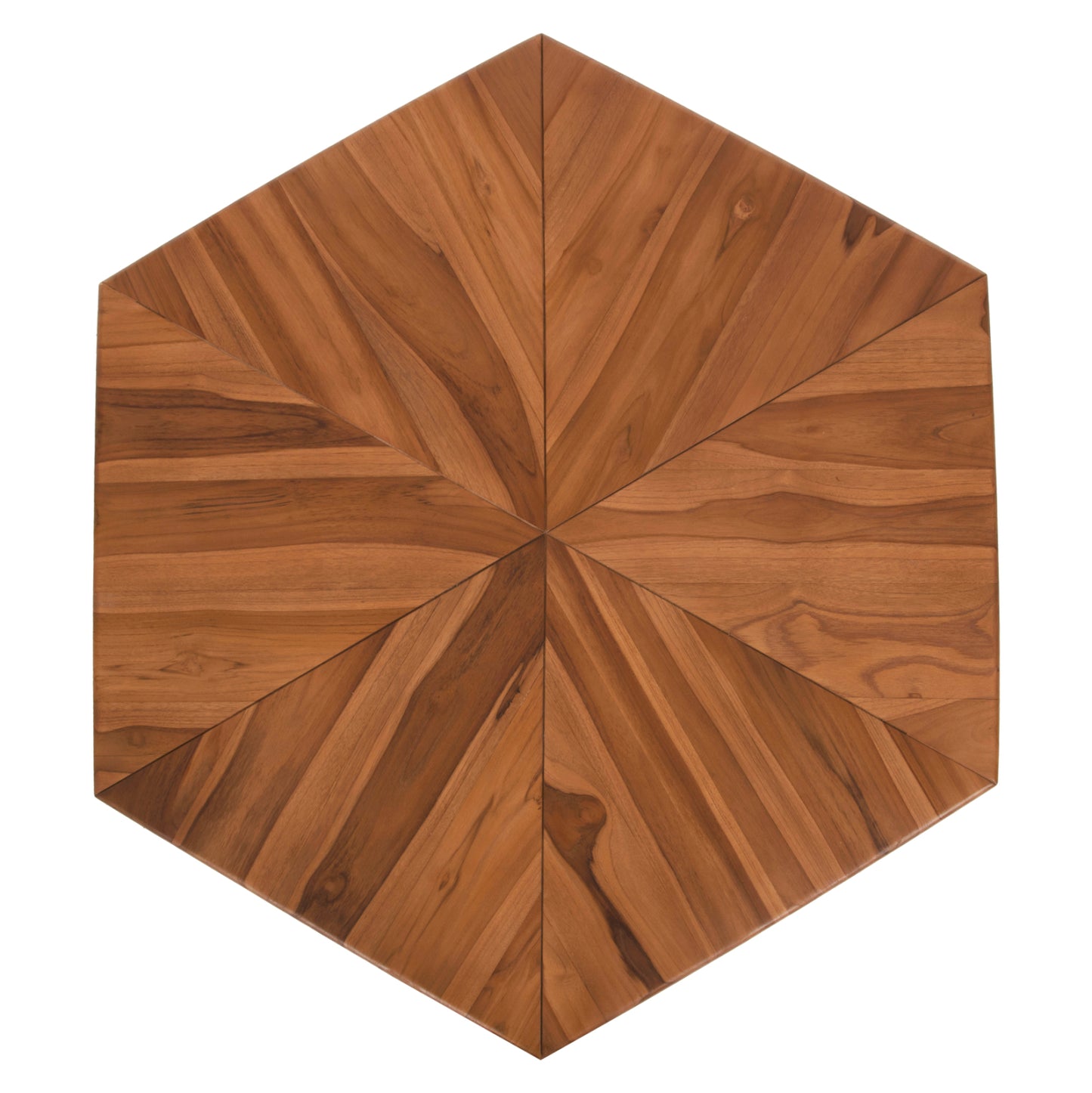 Coffee Table Hexagon Hm9790 Teak Wood In Natural  114x99x34hcm.