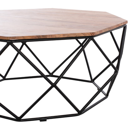 Coffee Table Fb98777.11 Acacia Wood Φ82x40h