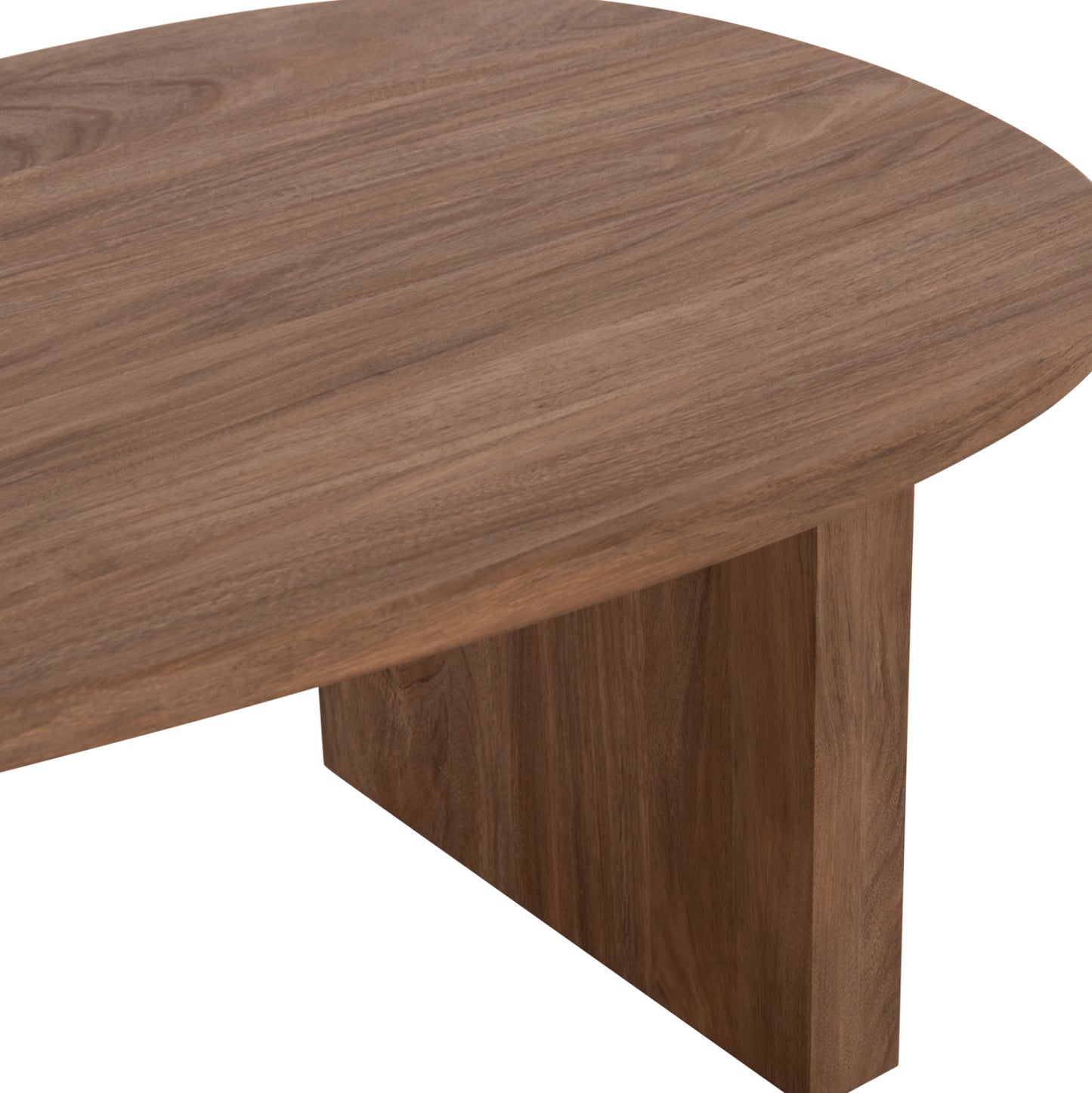 Coffee Table Oval Alper Hm18327 Mdf In Sonama Color 110x60x40hcm.