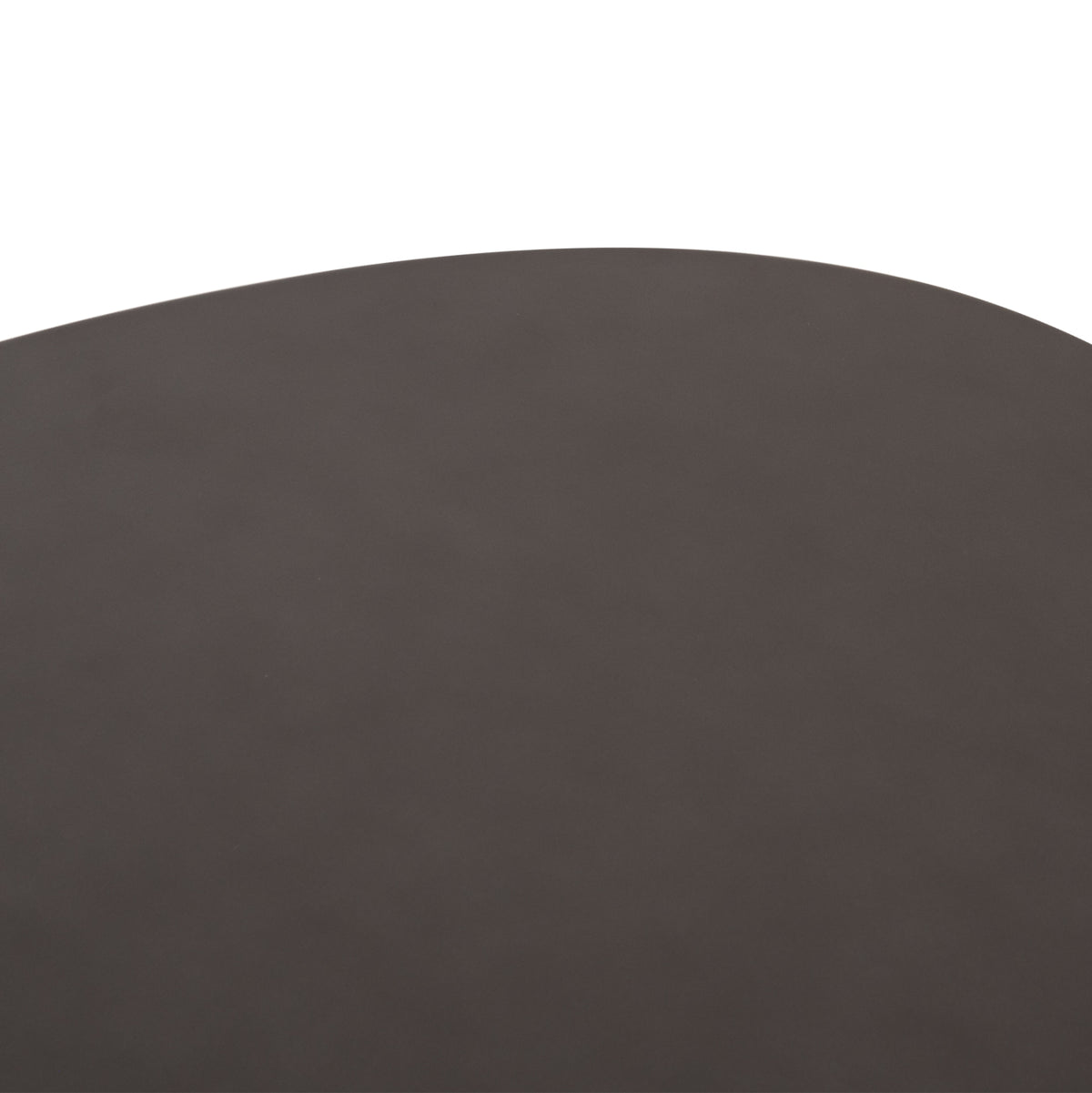 Coffee Table Oval Breccan Hm6594.01 Grey Fiber Cement 130x70x42hcm.