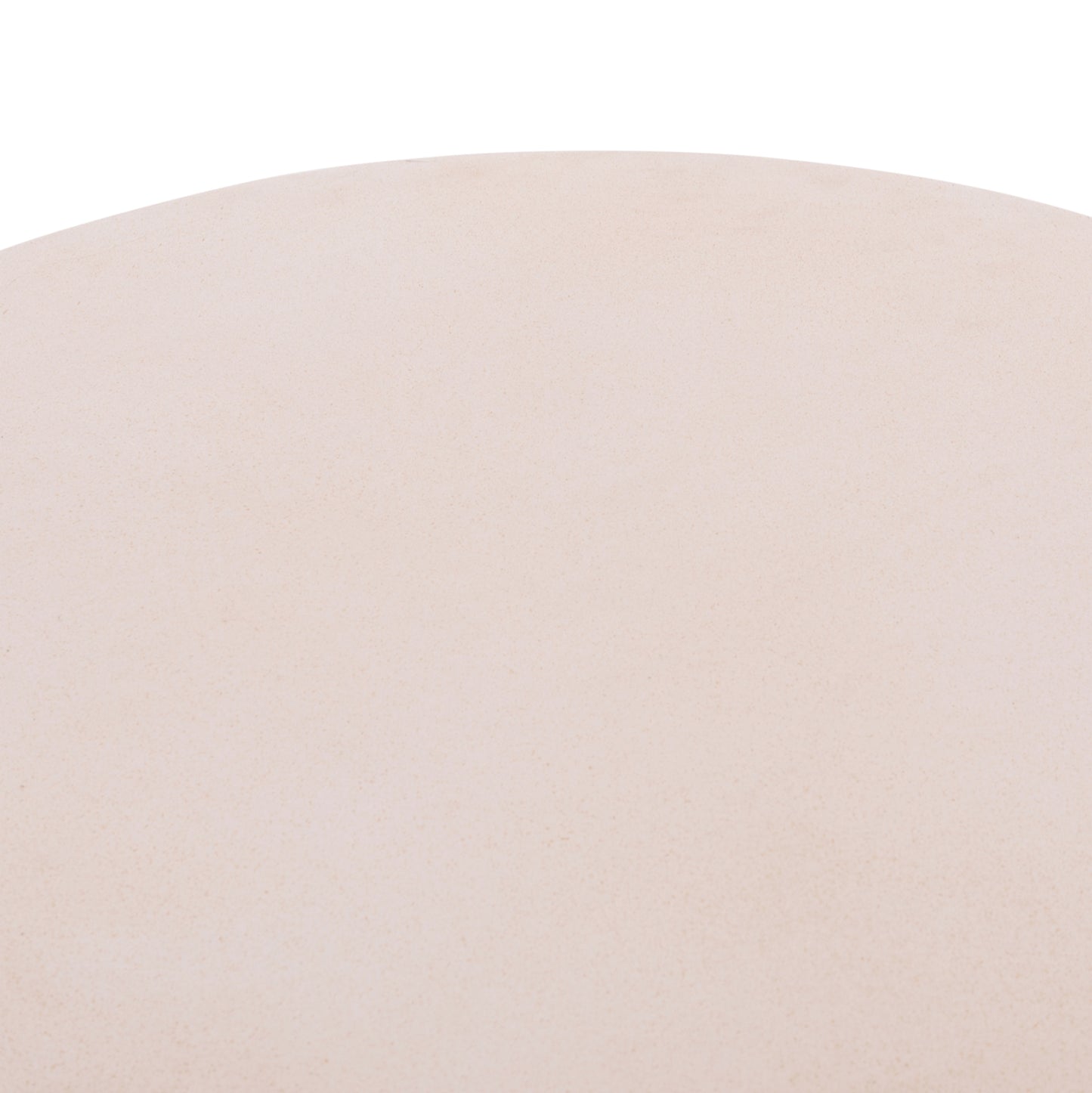 Coffee Table Round Allan Hm18162.02 Fiber Cement In White--Φ92x49hcm.