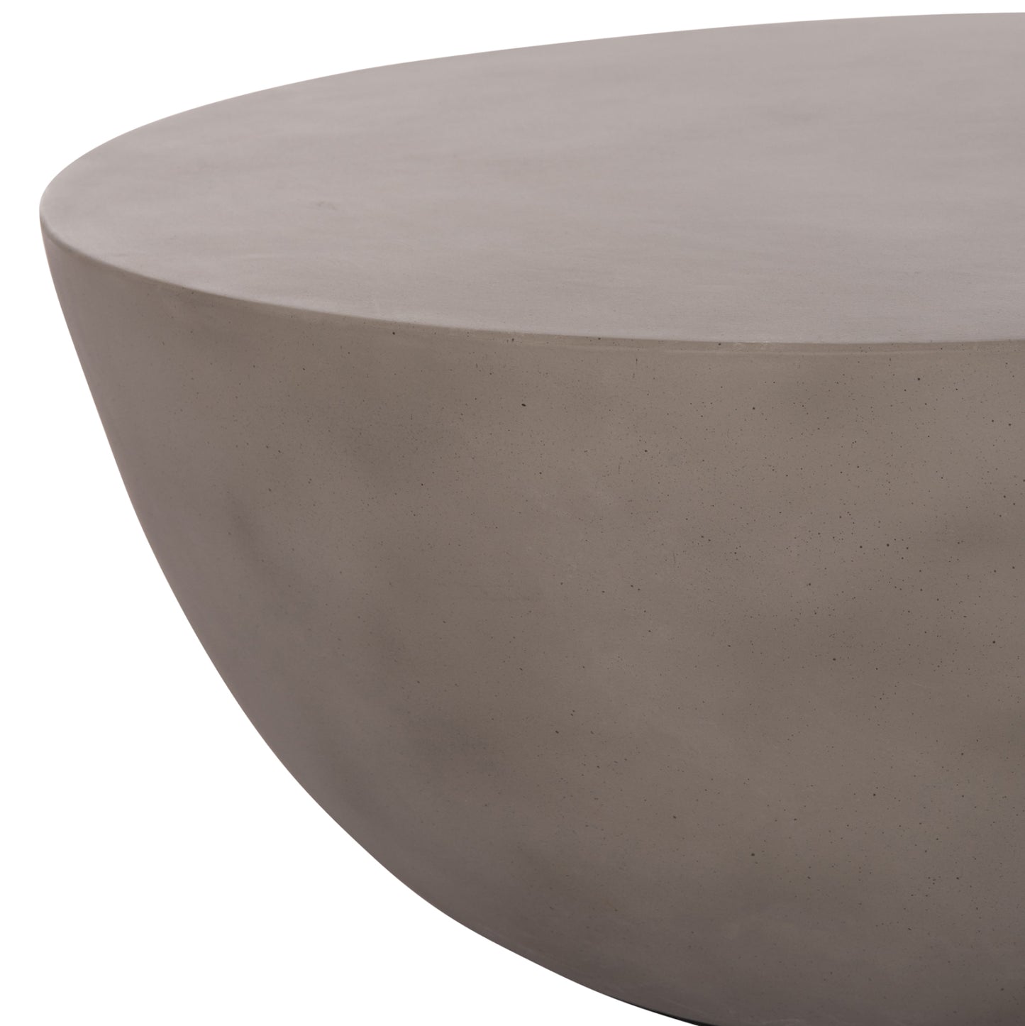 Coffee Table Round Allan Hm18162.03 Fiber Cement In Grey--Φ92x49hcm.