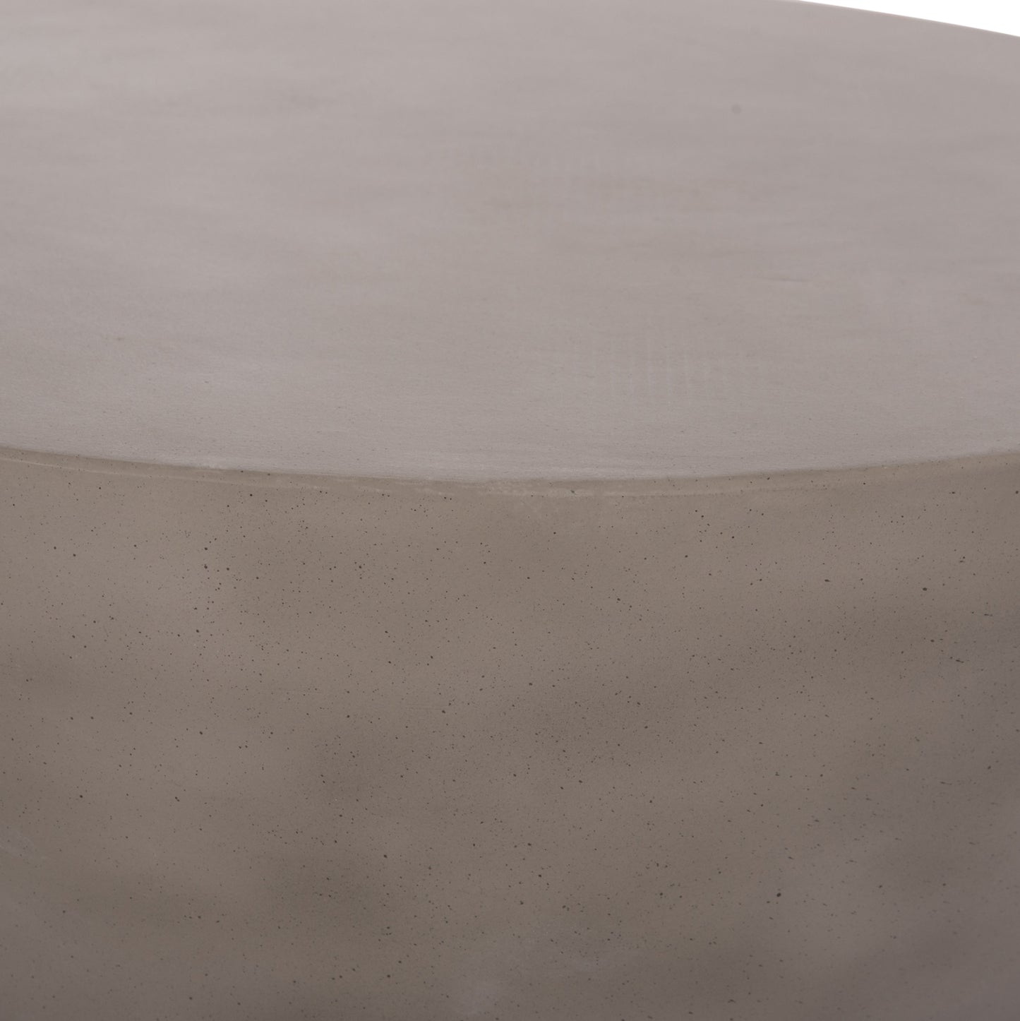 Coffee Table Round Allan Hm18162.03 Fiber Cement In Grey--Φ92x49hcm.