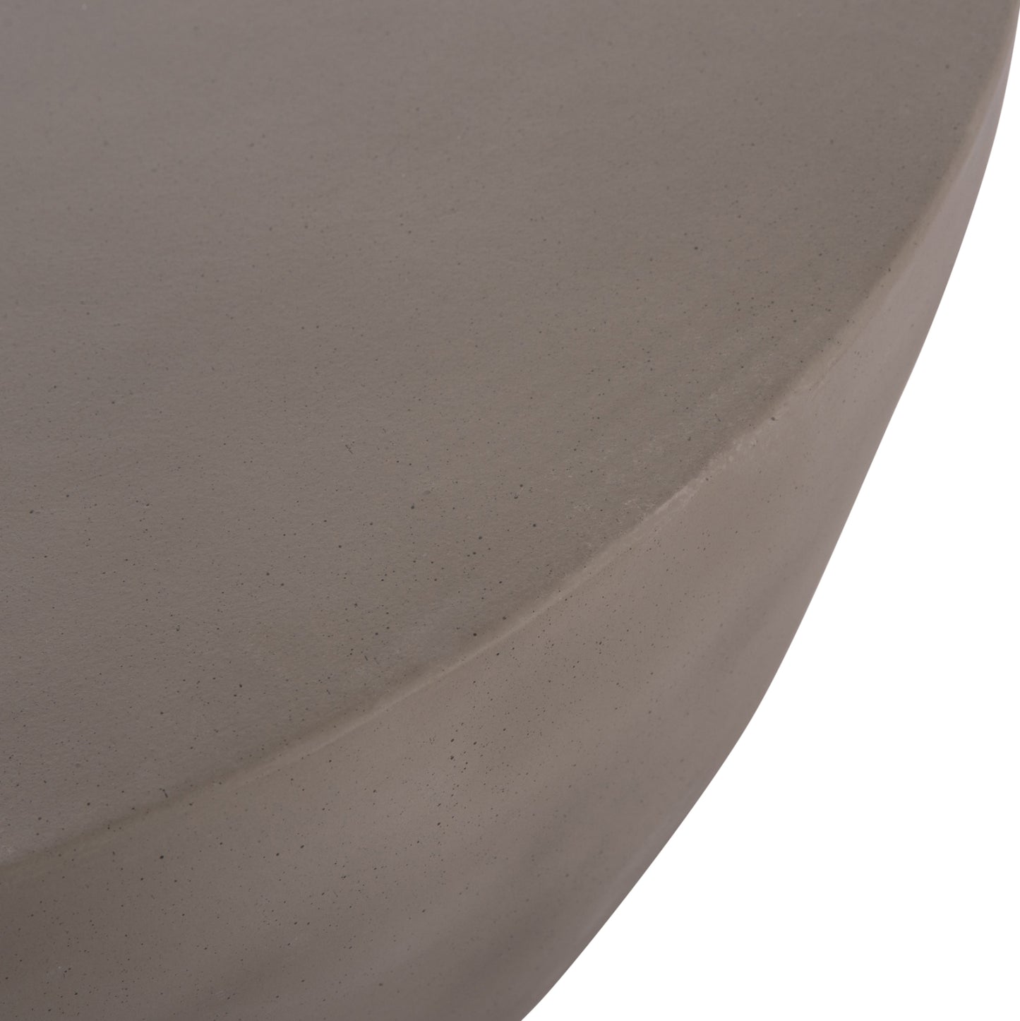 Coffee Table Round Allan Hm18162.03 Fiber Cement In Grey--Φ92x49hcm.