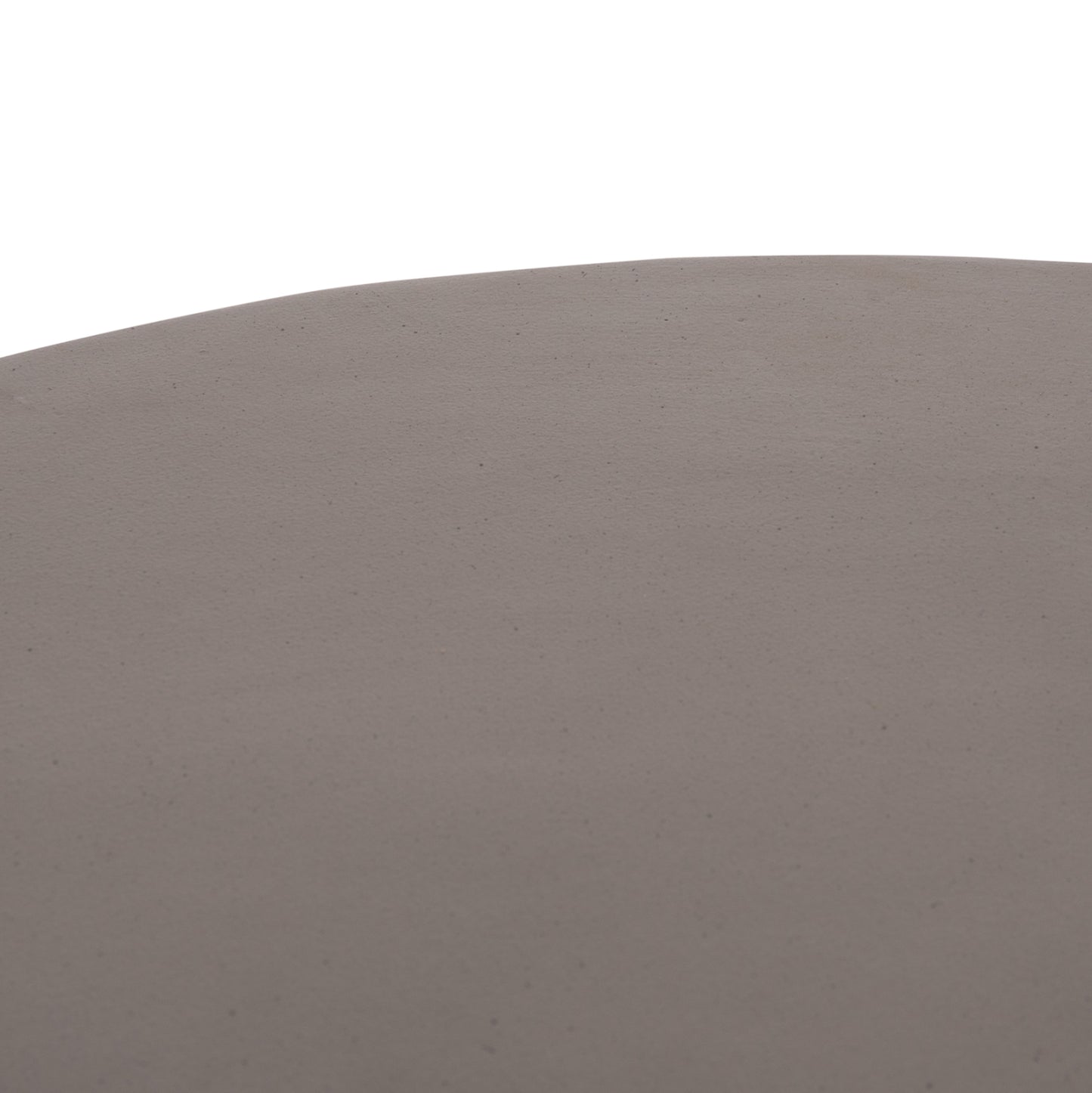 Coffee Table Round Allan Hm18162.03 Fiber Cement In Grey--Φ92x49hcm.