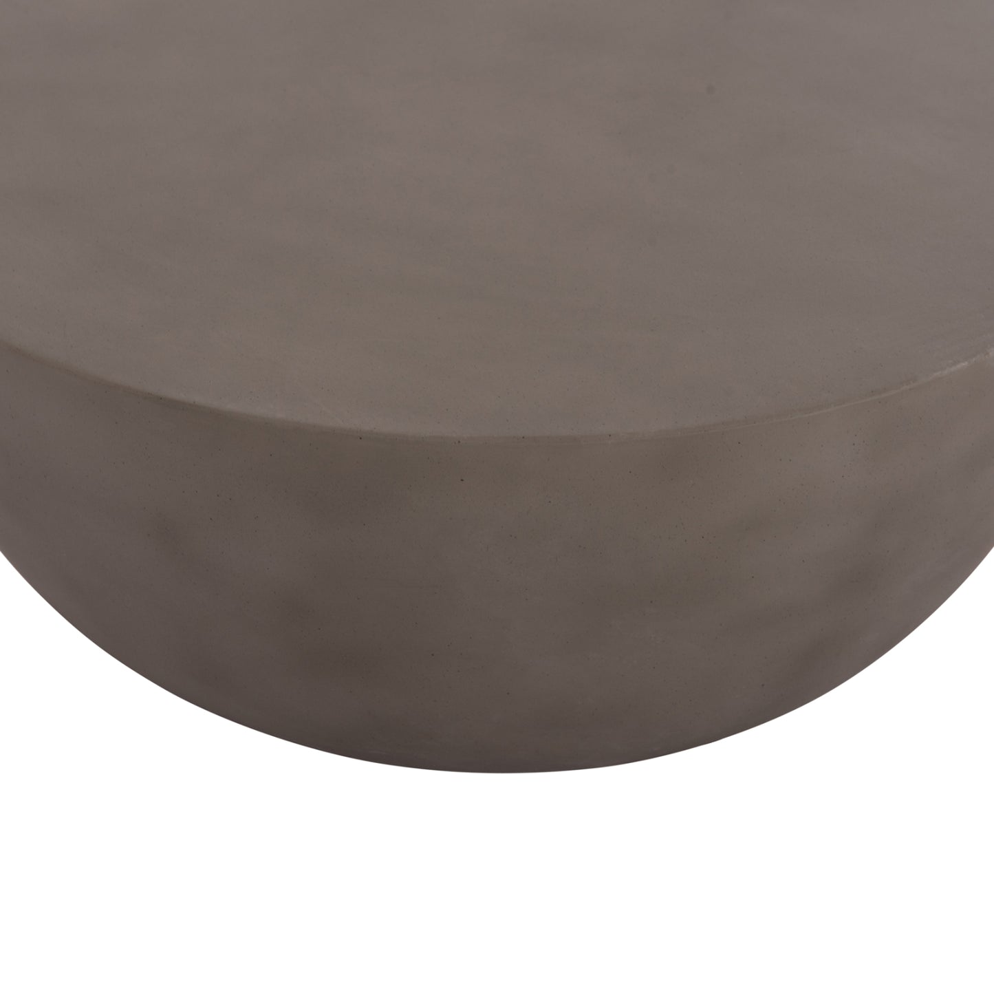 Coffee Table Round Allan Hm18162.03 Fiber Cement In Grey--Φ92x49hcm.