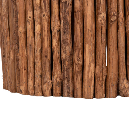 Coffee Table Round Drifter Hm4443 Driftwood In Natural Color Φ36x40hcm.