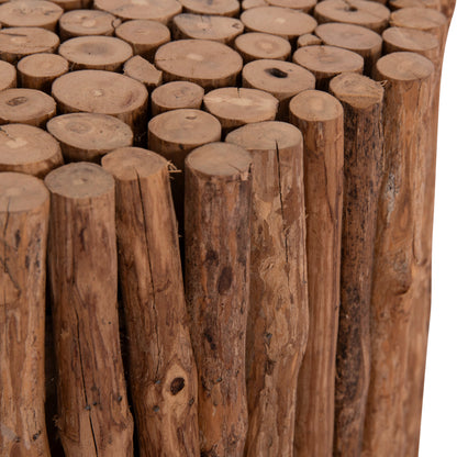 Coffee Table Round Drifter Hm4443 Driftwood In Natural Color Φ36x40hcm.