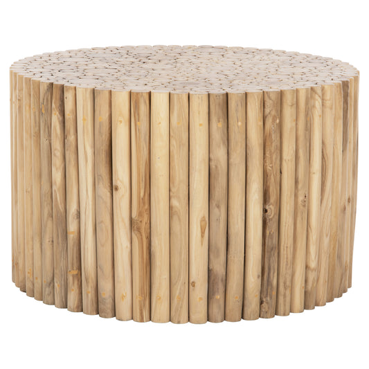 Coffee Table Round Cooter Hm9863 Teak Branches- Natural Φ80x50hcm.
