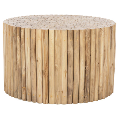 Coffee Table Round Cooter Hm9863 Teak Branches- Natural Φ80x50hcm.