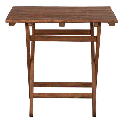 Director's Table Limnos 60x80 Solid Wood Impregnation Walnut Hm5651.01